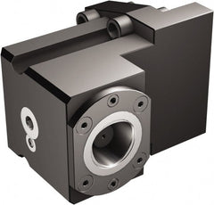 Sandvik Coromant - Right Hand Cut, C6 Modular Connection, Adapter/Mount Lathe Modular Clamping Unit - 63mm Square Shank Diam, 6.457" OAL, Through Coolant - Exact Tooling