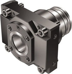 Sandvik Coromant - Left Hand Cut, C5 Modular Connection, Adapter/Mount Lathe Modular Clamping Unit - 2.953" OAL, Through Coolant - Exact Tooling