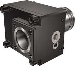 Sandvik Coromant - Right Hand Cut, C5 Modular Connection, Adapter/Mount Lathe Modular Clamping Unit - 6.181" OAL, Through Coolant - Exact Tooling