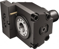 Sandvik Coromant - Neutral Cut, C5 Modular Connection, Adapter/Mount Lathe Modular Clamping Unit - 50mm Square Shank Diam, 7.795" OAL, Through Coolant - Exact Tooling