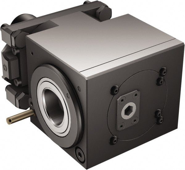 Sandvik Coromant - Neutral Cut, C5 Modular Connection, Adapter/Mount Lathe Modular Clamping Unit - 8.701" OAL, Through Coolant - Exact Tooling