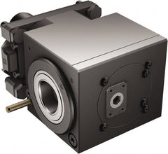 Sandvik Coromant - Neutral Cut, C5 Modular Connection, Adapter/Mount Lathe Modular Clamping Unit - 8.701" OAL, Through Coolant - Exact Tooling