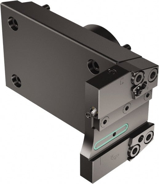 Sandvik Coromant - 25L;MZ68B System Size, Modular Tool Holding System Adapter - 80mm Projection, 80mm OAL, Through Coolant - Exact Tooling