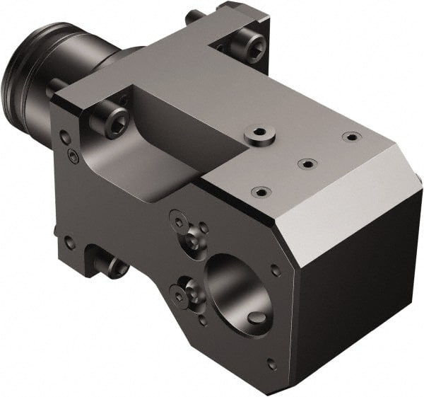 Sandvik Coromant - Neutral Cut, Lathe Modular Clamping Unit - 8.976" OAL, Through Coolant - Exact Tooling