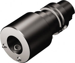 Sandvik Coromant - 25;63 System Size, Modular Tool Holding System Adapter - 124mm Projection, 63mm Body Diam, 155.9mm OAL - Exact Tooling