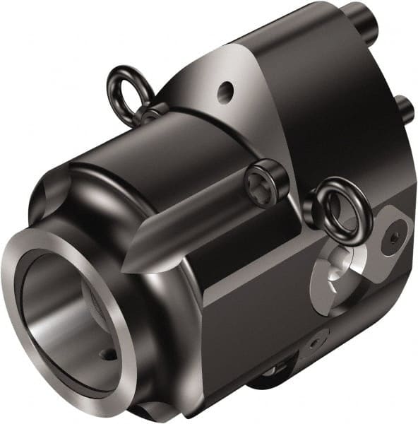 Sandvik Coromant - Right Hand Cut, C1 Modular Connection, Adapter/Mount Lathe Modular Clamping Unit - 100mm Square Shank Diam, 7.744" OAL - Exact Tooling