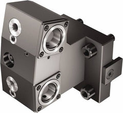 Sandvik Coromant - Left Hand Cut, C4 Modular Connection, Adapter/Mount Lathe Modular Clamping Unit - 40mm Square Shank Diam, 4.488" OAL, Through Coolant - Exact Tooling