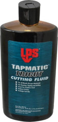 LPS - Tapmatic TriCut, 16 oz Bottle Cutting & Tapping Fluid - Semisynthetic, For Boring, Broaching, Drawing, Drilling, Engraving, Facing, Milling, Reaming, Sawing, Stamping, Tapping, Threading, Turning - Exact Tooling
