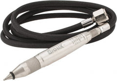 Sioux Tools - 13,000 BPM, 90 psi, 1/4 NPT Inlet, Air Engraving Pen - Includes 59" Hose - Exact Tooling