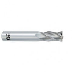 5/8 Dia. x 3-1/2 Overall Length 4-Flute .020 C/R Solid Carbide SE End Mill-Round Shank-Center Cutting-Uncoated - Exact Tooling