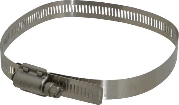 IDEAL TRIDON - SAE Size 80, 2-7/16 to 5-1/2" Diam, Stainless Steel Quick Engagement Hose Worm Drive Clamp - Material Grade 304 - Exact Tooling