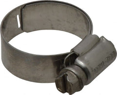 IDEAL TRIDON - SAE Size 12, 11/16 to 1-1/4" Diam, Stainless Steel Lined Worm Drive Clamp - Material Grade 316 - Exact Tooling