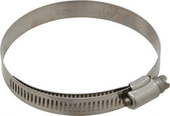 IDEAL TRIDON - SAE Size 48, 2-9/16 to 3-1/2" Diam, Stainless Steel Lined Worm Drive Clamp - Material Grade 316 - Exact Tooling