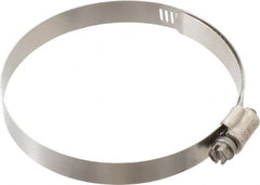 IDEAL TRIDON - SAE Size 52, 2-13/16 to 3-3/4" Diam, Stainless Steel Lined Worm Drive Clamp - Material Grade 316 - Exact Tooling