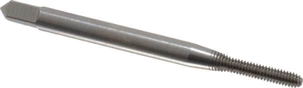 Balax - #2-56 UNC H4 Thread Limit Bottoming Thread Forming Tap - High Speed Steel, Bright Finish, 1-3/4" OAL, 7/16" Thread Length, Right Hand Thread, Series BXB - Exact Tooling