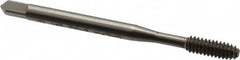 Balax - #6-32 UNC H10 Thread Limit Bottoming Thread Forming Tap - High Speed Steel, Bright Finish, 2" OAL, 11/16" Thread Length, Right Hand Thread, Series BXB - Exact Tooling