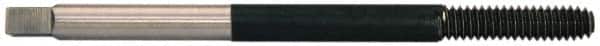 Balax - 3/8-24 UNF H7 Bright Finish High Speed Steel Thread Forming Extension Tap - Bottoming Chamfer, 6" OAL, 1-1/4" Thread Length, 2B Class of Fit, Series BXEXT - Exact Tooling