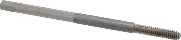 Balax - #8-32 UNC H3 Bright Finish High Speed Steel Thread Forming Extension Tap - Bottoming Chamfer, 3" OAL, 3/4" Thread Length, 3B Class of Fit, Series BXEXT - Exact Tooling