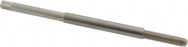 Balax - M5x0.80 Metric Coarse D8 Bright Finish High Speed Steel Thread Forming Extension Tap - Bottoming Chamfer, 4" OAL, 7/8" Thread Length, 6H Class of Fit - Exact Tooling