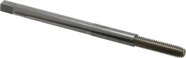 Balax - M6x1.00 Metric Coarse D9 Bright Finish High Speed Steel Thread Forming Extension Tap - Bottoming Chamfer, 4" OAL, 1" Thread Length, 6H Class of Fit - Exact Tooling