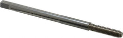 Balax - M6x1.00 Metric Coarse D9 Bright Finish High Speed Steel Thread Forming Extension Tap - Bottoming Chamfer, 4" OAL, 1" Thread Length, 6H Class of Fit - Exact Tooling