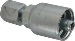 Parker - 3/8 Thread Hydraulic Hose Fitting - -6 Hose Size, 3/8" Hose Diam - Exact Tooling