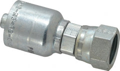 Parker - 1/2 Thread Hydraulic Hose Fitting - -6 Hose Size, 3/8" Hose Diam - Exact Tooling