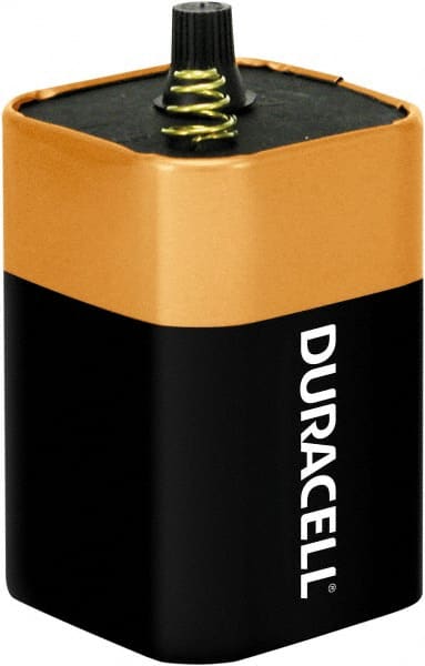 Duracell - Size 908, Alkaline, 1 Pack, Lantern Battery - 6 Volts, Spring Terminal, 4LR25X, ANSI 908A Regulated - Exact Tooling