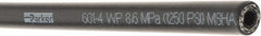 Parker - -4 Hose Size, 1/4" ID, 1,250 psi Work Pressure Hydraulic Hose - 3" Radius, Synthetic Rubber, -40°F to 257°F - Exact Tooling