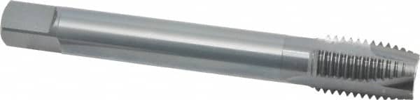 OSG - M20x2.50 Metric Coarse, 3 Flute, Oxide Finish, Vanadium High Speed Steel Spiral Point Tap - Plug Chamfer, Right Hand Thread, 140mm OAL, 2" Thread Length, 0.652" Shank Diam, 6H Class of Fit, Series 259 - Exact Tooling