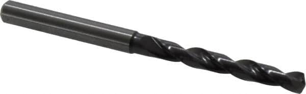 Guhring - 5.3mm 140° Solid Carbide Jobber Drill - FIREX Finish, Right Hand Cut, Spiral Flute, Straight Shank, 82mm OAL, SU Point - Exact Tooling