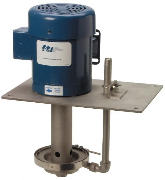 Finish Thompson - 1 HP, 61 Shut Off Feet, 316 Stainless Steel, Carbon and Viton Magnetic Drive Pump - 1 Phase - Exact Tooling