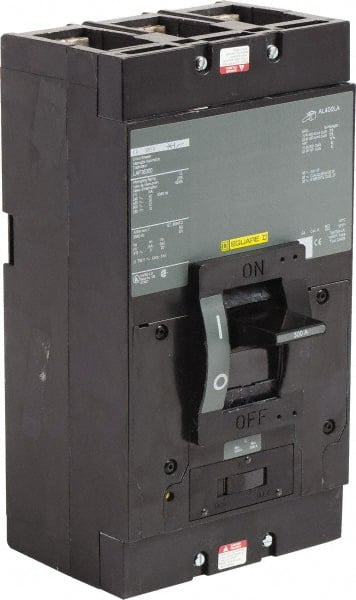 Square D - 300 Amp, 600 V, 3 Pole, Panel Mount Molded Case Circuit Breaker - Thermal Magnetic Trip, Multiple Breaking Capacity Ratings - Exact Tooling