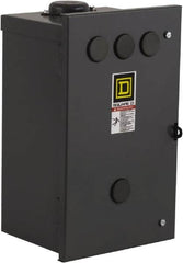 Square D - 3R NEMA Rated, 8 Pole, Electrically Held Lighting Contactor - 20 A (Tungsten), 30 A (Fluorescent), 277 VAC at 60 Hz, 8NO Contact Configuration - Exact Tooling