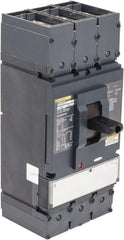 Square D - 600 VAC, 400 Amp, NonAutomatic Molded Case Switch - 3 Pole, 50 kA Interrupting Rating, Line Lug Connection - Exact Tooling