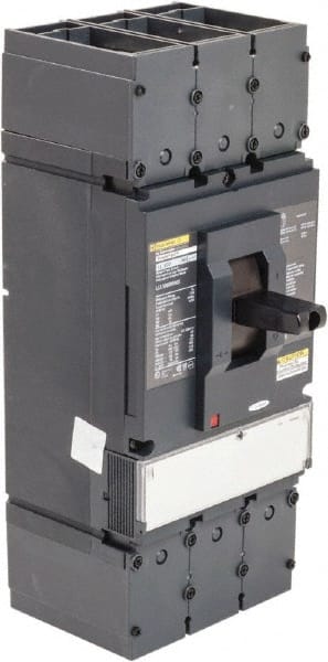 Square D - 600 Volt, 600 Amp, Automatic Molded Case Switch - 3 Pole, 100 at 480 VAC, 125 at 240 VAC, 50 at 600 VAC kA Interrupting Rating, Line/Load Lug Connection - Exact Tooling