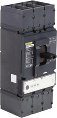 Square D - 400 Amp, 600 VAC, 3 Pole, Panel Mount Molded Case Circuit Breaker - Electronic Trip, Multiple Breaking Capacity Ratings, 2 AWG - Exact Tooling