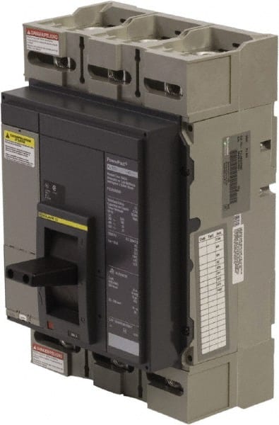 Square D - 600 Amp, 600 VAC, 3 Pole, Plug In Molded Case Circuit Breaker - Electronic Trip, 3/0 AWG - Exact Tooling