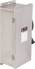 Square D - 100 Amp, 600 VAC/VDC, 3 Pole Nonfused Safety Switch - NEMA 12, 3, 3R, 4 & 4X, 40 hp at 600 VAC, 50 hp at 600 VDC (Single Phase), 100 hp at 600 VAC, 50 hp at 600 VDC (Triple Phase), ST Contact Form - Exact Tooling