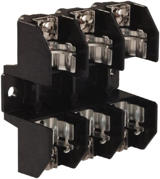 Square D - 3 Pole, 250 Volt, 30 Amp, Surface Mount Fuse Holder - Compatible with R Class Fuse - Exact Tooling