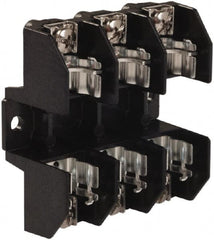 Square D - 3 Pole, 250 Volt, 30 Amp, Surface Mount Fuse Holder - Compatible with R Class Fuse - Exact Tooling