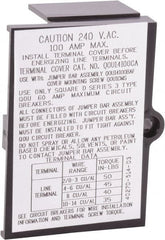 Square D - Circuit Breaker Jumper Bar Cover - Use with QOU Circuit Breaker - Exact Tooling