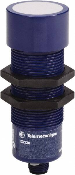 Telemecanique Sensors - PNP, 8m Detection, Cylinder, Ultrasonic Proximity Sensor - 4 Wires, IP65, 12 to 24 VDC, M30x1.5 Thread, 44mm Wide - Exact Tooling