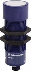 Telemecanique Sensors - PNP, 8m Detection, Cylinder, Ultrasonic Proximity Sensor - 4 Wires, IP65, 12 to 24 VDC, M30x1.5 Thread, 44mm Wide - Exact Tooling