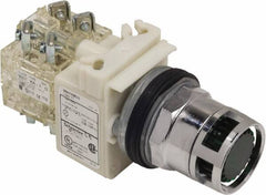 Schneider Electric - 30mm Mount Hole, Flush, Pushbutton Switch Only - Illuminated, Momentary (MO) - Exact Tooling