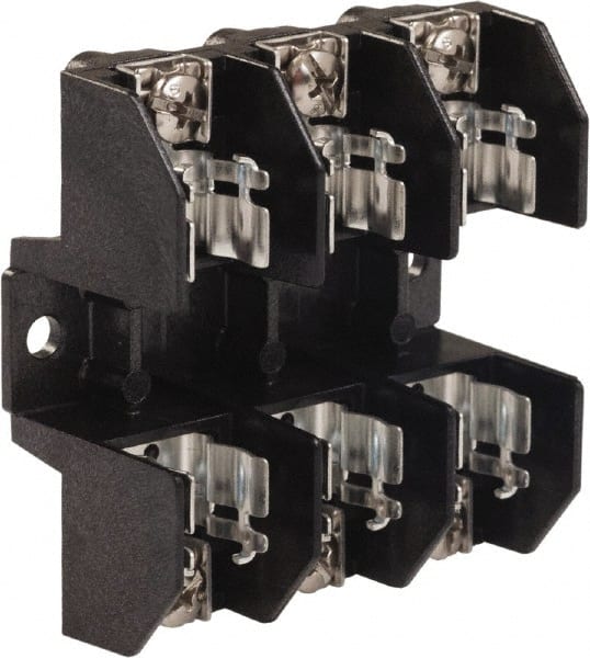 Square D - 3 Pole, 250 Volt, 30 Amp, Surface Mount Fuse Holder - Compatible with H Class Fuse - Exact Tooling