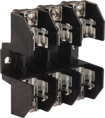 Square D - 3 Pole, 250 Volt, 30 Amp, Surface Mount Fuse Holder - Compatible with H Class Fuse - Exact Tooling