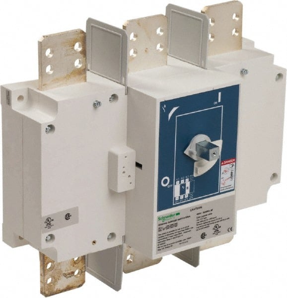 Schneider Electric - 600VAC at 50/60 Hz, 3 Pole, Nonfused Cam & Disconnect Switch - 14.57 Inch Wide x x 12.6 Inch High x x 5.51 Inch Deep - Exact Tooling