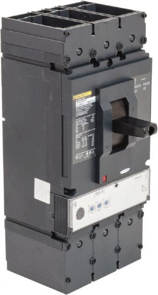Square D - 400 Amp, 600 VAC, 3 Pole, Panel Mount Molded Case Circuit Breaker - Electronic Trip, 110mm Deep x 340mm High x 140mm Wide - Exact Tooling