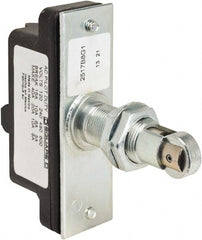 Square D - SPDT, NC/NO, 600 VAC, Screw Terminal, Roller Plunger Actuator, General Purpose Limit Switch - 1 NEMA Rating, IP20 IPR Rating, Panel Mount, 1-1/4 Lb. Operating Force - Exact Tooling